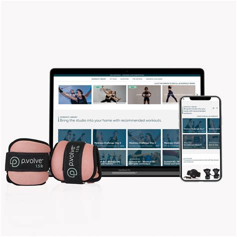 P.volve + 1.5 lb. ankle weights bundle