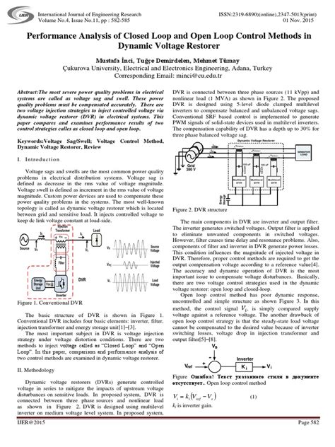 Image result for Open Loop Voltage Control