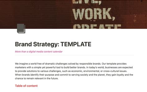 Image result for Strategy Framework Template