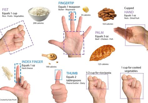 Your guide to portion size - portion size chart pdf - PBFF
