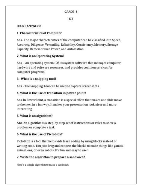 Image result for Class 5 Notes