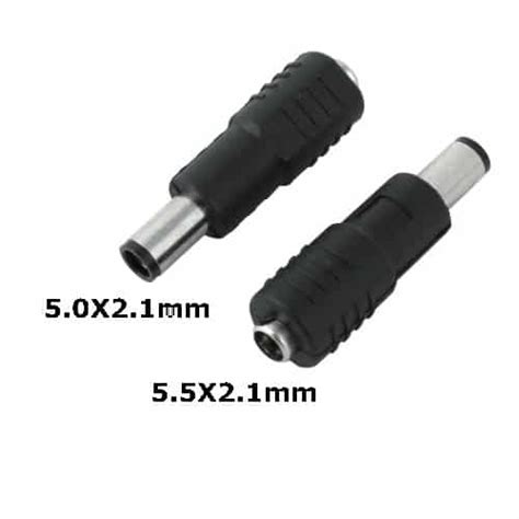 Laptop Power Adapter Tip Converter: 5.5 x 2.1mm Female to 5.0 x 2.1mm ...