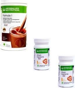 Herbalife Nutrition Formula 1 Shake Chocolate And Afresh Energy Drink ...