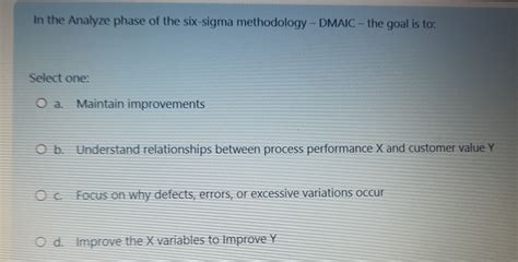 DMAIC Analyze Phase 的图像结果