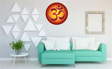 Buy Rangoli Large Modern Art Wall Sticker Mullticolor Vinyl Sticker ...