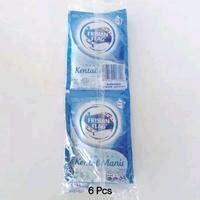 Review Frisian Flag Susu Kental Manis Sachet isi 6 Pcs - Putih | Tokopedia
