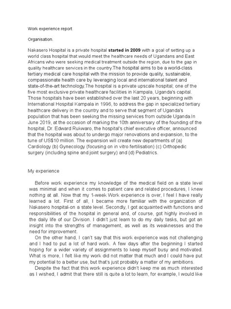 Image result for Work Experiences Abstract Sample