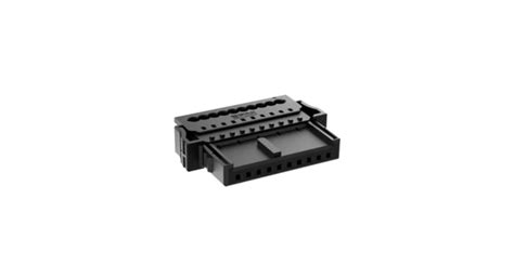 524471 ERNI | ERNI 10-Way IDC Connector Socket for Cable Mount, 1-Row ...