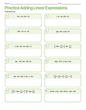Image result for Linear Expression Math Example