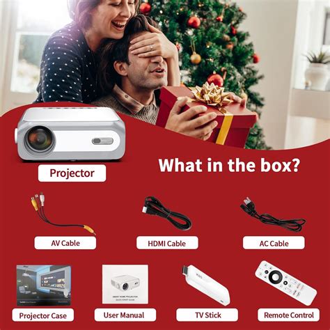 Buy Smart WiFi Bluetooth Projector 4K, Portable Outdoor Movie 4K ...