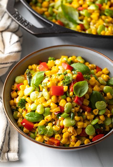 Corn Succotash Recipe - A Spicy Perspective