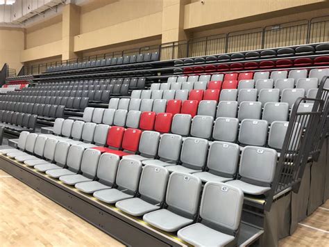 Retractable Grandstand Bench Bleacher Stadium Seats Retractable Gym ...