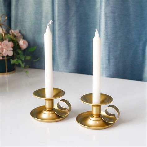 Wholesale Gold Metal Candle Holder with Handle - Union Source