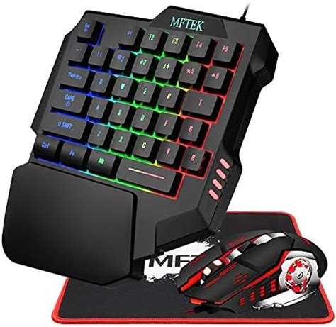 TechGuy4u One H& Gaming Keyboard & Mouse Combo, 39 Keys PUBG Keycap ...
