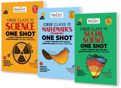 Educart One-shot CBSE Class 10 Question Bank 2025-26 Bundle - Science ...