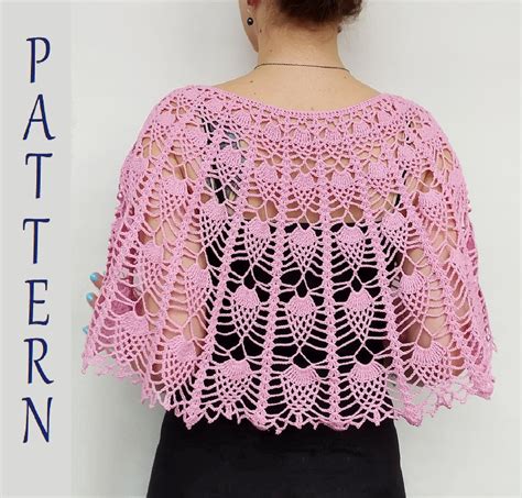 Quick Crochet Capelet Pattern 的图像结果