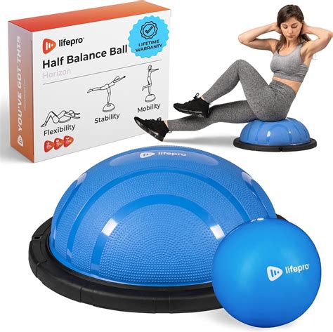 LifePro Half Exercise Ball Trainer - Balance Ball for Exercise - Half ...