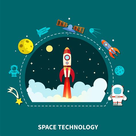 Space Technology Vector 的图像结果