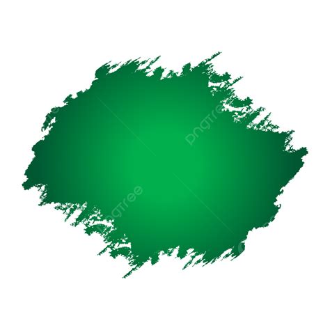 Green Color Gradient Brush Stroke Vector, Green Paint Brush, Gradient ...