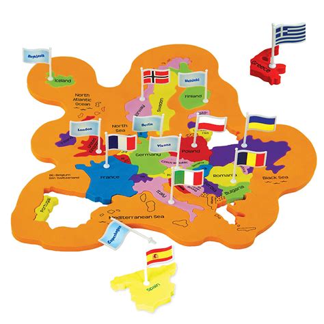 Mapology: World with Capitals and Flags- Educational Toy & Puzzle ...