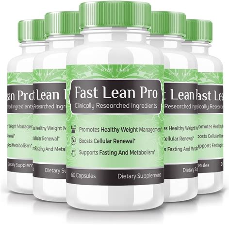 Fast Lean Pro: Suplemento Dietético Avançado em Cápsulas para Força Extra e Gestão de Peso ...