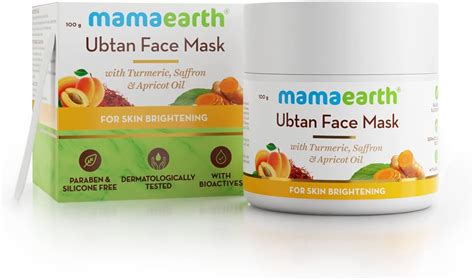Mamaearth Ubtan Face Pack Mask for Fairness, Tanning & Glowing Skin ...