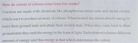 guess and write why deepavali fire works materials produced out variety ...