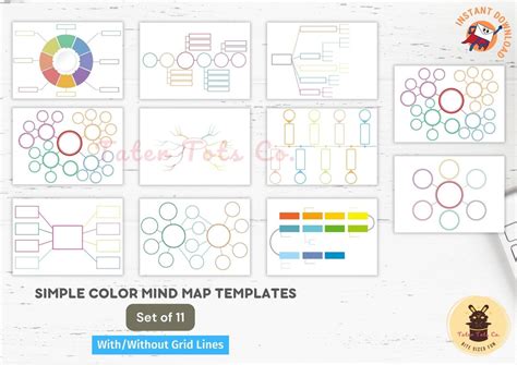 Color Activity Mind Map 的图像结果