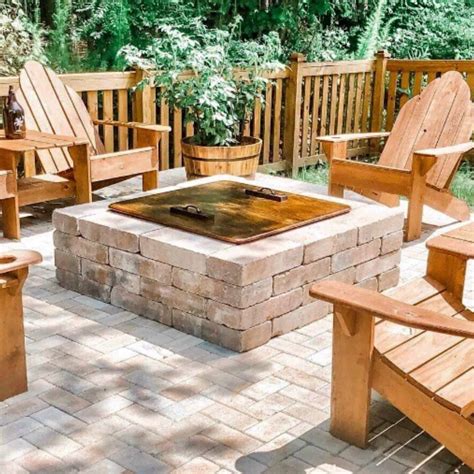 What Size Pavers For Fire Pit at Amy Ammerman blog