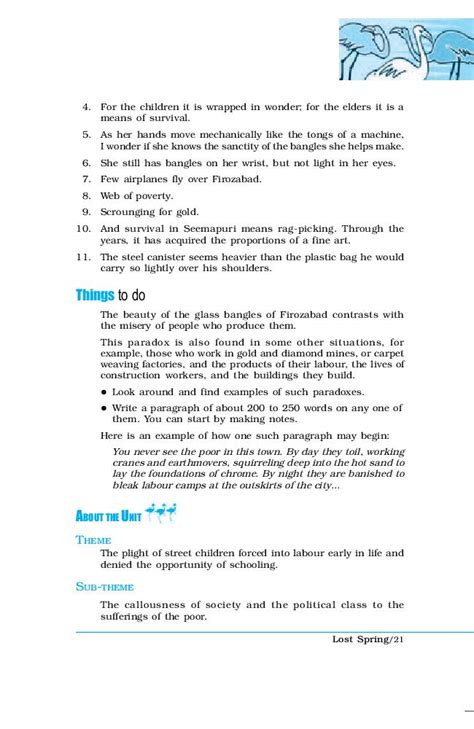 Image result for Class 12 English Chapter 2 Lost Spring