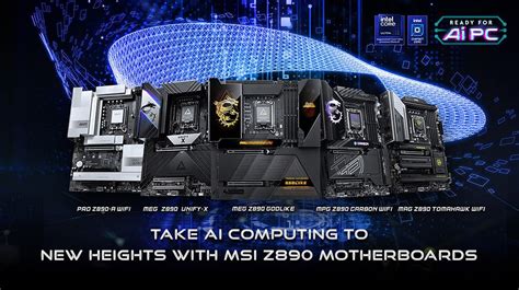 MSI Introduces Z890 Motherboards, Optimized for Intel Core Ultra ...