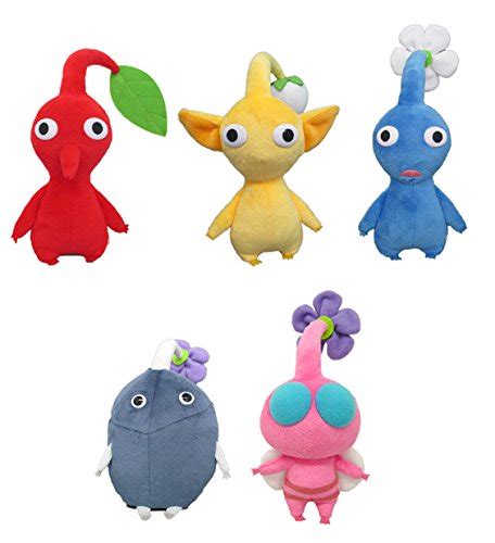 Buy Little Buddy Set of 5 Pikmin - Red Leaf, Blue Flower, Yellow Bud ...