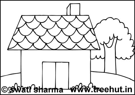 Hut - Free Coloring Pages