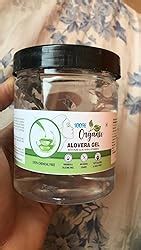 Organic 100% Aloe Vera Gel For Face, with Natural Aloe Vera & Vitamin E ...
