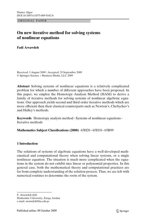 Image result for Iterative Method for Solving Nonlinear Equations