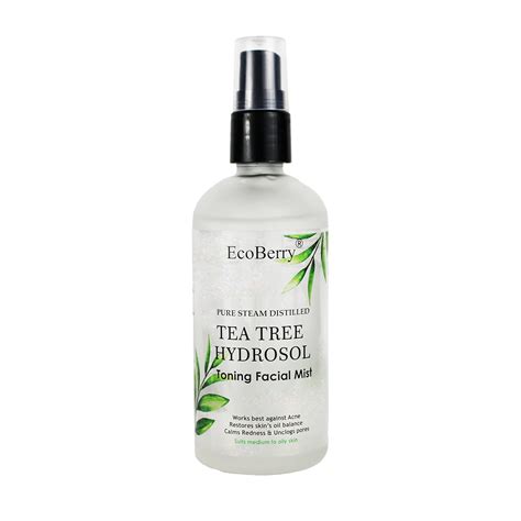 EcoBerry Pure Steam Distilled Teatree Hydrosol Toning Facial Mist For ...