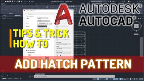 How to Add a New Hatch Pattern in AutoCAD 的图像结果