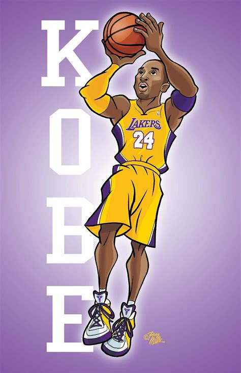 Drawing Of Kobe Bryant