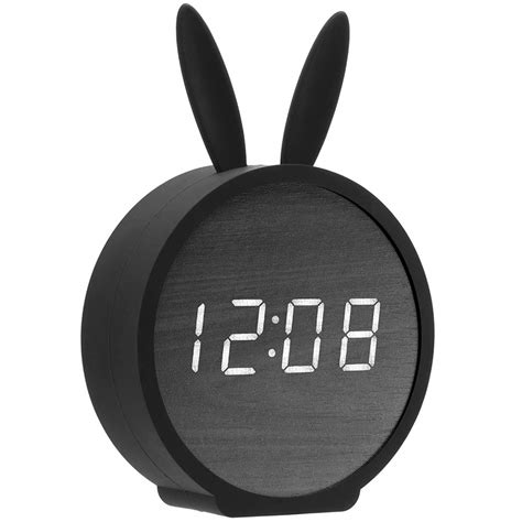 Buy Three BY Digital Alarm Clock,3 Alarm Settings Wooden Electronic LED ...