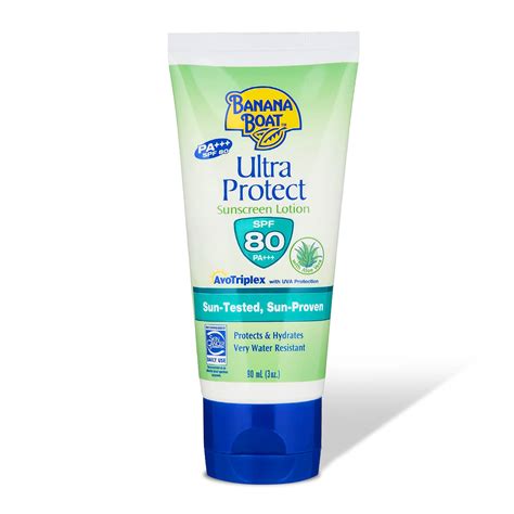BANANA BOAT Ultra Protect Sunscreen For Oily Skin Type Lotion Spf 80 ...