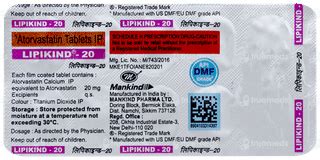 Lipikind 20 Tablet: Uses, Side Effects, Price & Substitutes