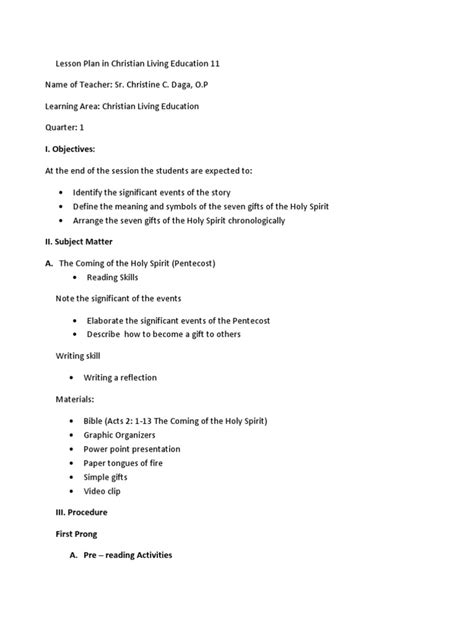 Creating Christian Lesson Plan 的图像结果