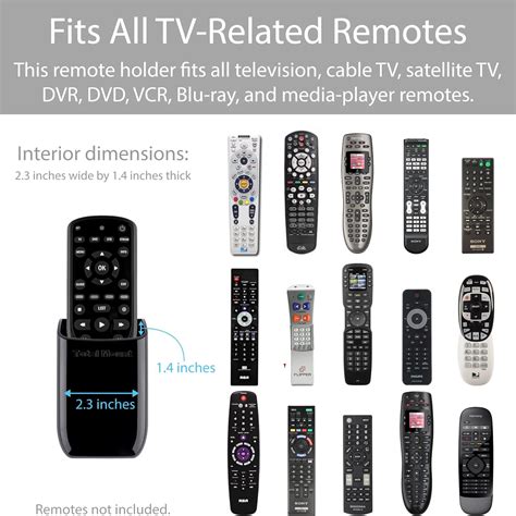Buy TotalMount Hole-Free Remote Holders – Eliminate Need to Drill Holes ...