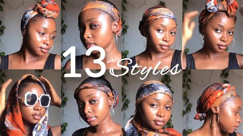 Image result for Scarf Head Wrap Tutorial