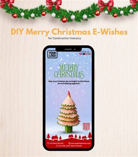 DIY Merry Christmas Wishes for Construction Industry | DG-01 – VideoGiri