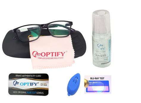 Optify® Distance Vision Rectangle Blue Light Blocking Glasses for Kid ...