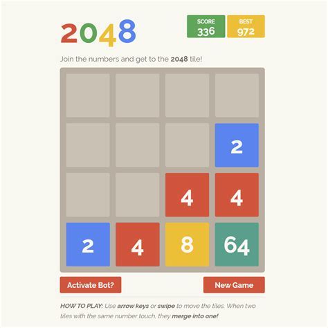 play 2048 game online elgoog Android IOS V- 7.35