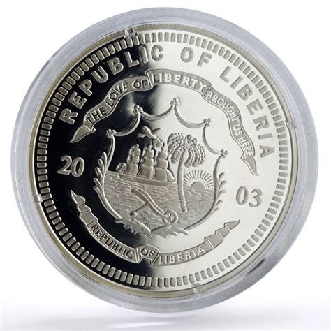 Liberia 20 dollars Trains Railway Locomotive D131 Limmat silver coin ...