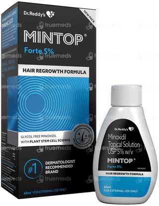 Mintop Forte 5% Solution – Hair Loss Treatment for New Growth