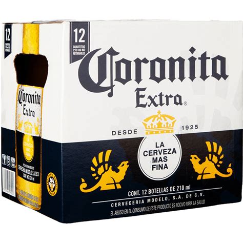 Coronita Extra Lager Bottles 210ml X 12 Pack | Woolworths